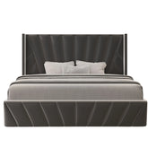 Eva Lift-Up Storage Bed – Charcoal Gray